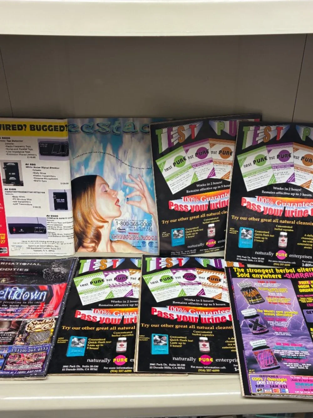 Vintage High Times Magazine Lot Of (8) 1996 Kurt Cobain Wu-Tang Clan Cannabis